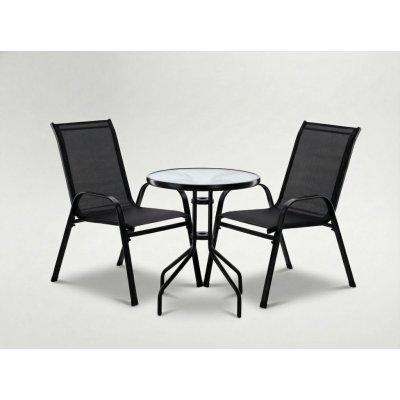 ALDOTRADE Zahradní balkónový set STELA černý – Zboží Dáma