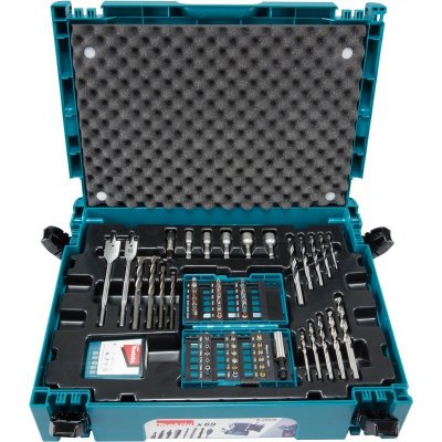 MAKITA B-49638 sada bitů a vrtáků 69 ks, Makpac – Zboží Mobilmania