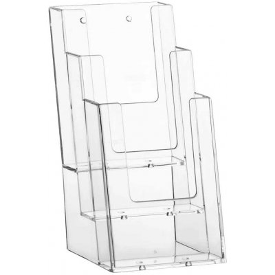 A-Z Reklama CZ plastový zásobník na letáky nad sebou stojací 3 x DL 1/3A4 – Zboží Mobilmania