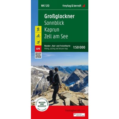 Großglockner - Sonnblick - Kaprun - Zell am See 1:50 000 / turistická mapa – Zboží Mobilmania