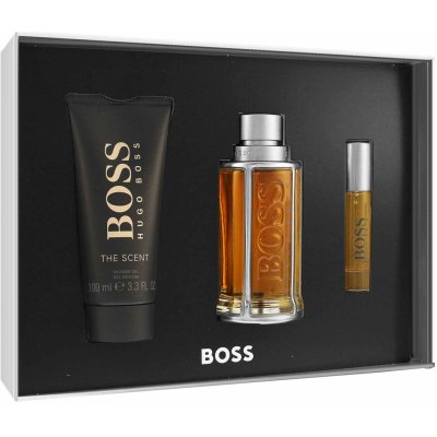 Hugo Boss Boss The Scent EDT 100 ml + EDT 10 ml + sprchový gel 100 ml dárková sada – Zbozi.Blesk.cz