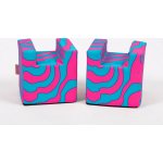 Horsity Pěnové stojany na kavalety 20x20x20 cm 2 ks pink turquise – Hledejceny.cz