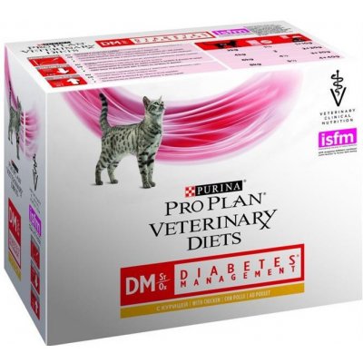Purina Pro Plan VD Diabetes Management kuřecí 10 x 85 g – Sleviste.cz