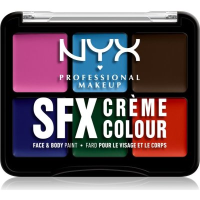 NYX Professional Makeup SFX Face & Body Paint Palette paletka na obličej a tělo Secondary Paletky očních stínů – Zboží Mobilmania
