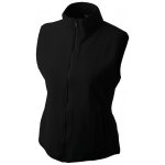 James & Nicholson dámská microfleece vesta černá – Zboží Mobilmania