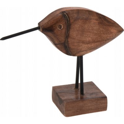 Dřevěná dekorace Bird 15x5x20cm, mango dřevo, varianta B – Hledejceny.cz