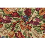 Dekorační | potahová látka gobelin - Květinový vzor – Zbozi.Blesk.cz