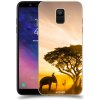 Pouzdro a kryt na mobilní telefon Samsung Pouzdro ACOVER Samsung Galaxy A6 A600F s motivem Elephant