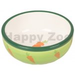Flamingo miska keramická pro hlodavce Ibo zelená 13 cm 310 ml – Zboží Dáma