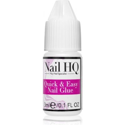 Nail HQ Quick & Easy Nail Glue lepidlo na nehty 3 ml – Zboží Dáma