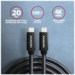 Axagon BUCM32-CM15AB USB-C, USB-C, 1,5m – Zbozi.Blesk.cz