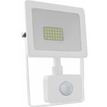 ACA Lighting LED venkovní reflektor Q 20W/230V/3000K/1600Lm/110°/IP66, pohybový senzor, bílý – Hledejceny.cz