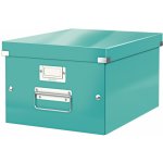 LEITZ Archivační krabice WOW Click-N-Store - A4, univerzální, ledově modrá – Zboží Mobilmania
