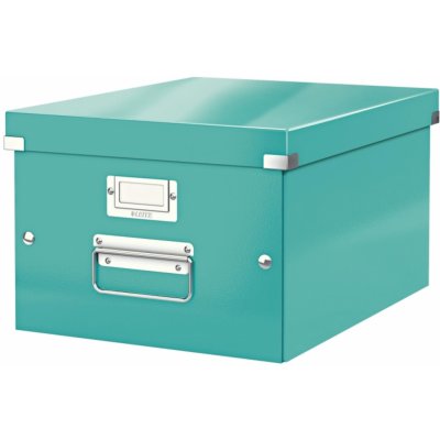 LEITZ Archivační krabice WOW Click-N-Store - A4, univerzální, ledově modrá