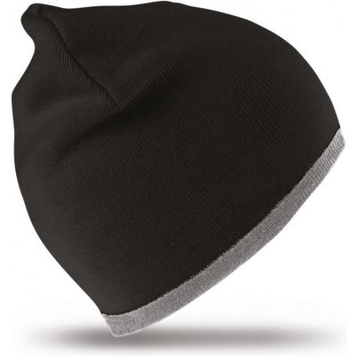 Result Headwear čepice RC 046X oboustranná pletená Černá/šedá – Hledejceny.cz