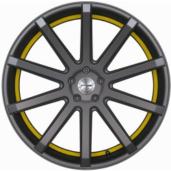 Corspeed Deville 10,5x20 5x112 ET30 gunmetal trim yellow