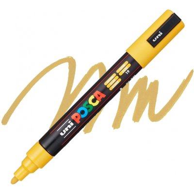 Uni Posca 5M okrový – Zboží Mobilmania