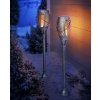 LED Zahradní zápich Flame, stříbrný, 2 kusy 795801