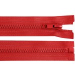 Zip kostěný dělitelný No 5 - bundový barva 148 červená délka 50 cm – Hledejceny.cz