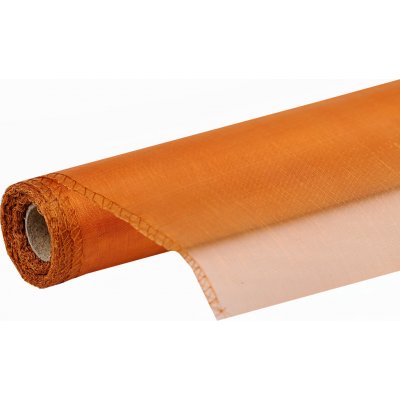 Organza uni 48,5cm x 10m MĚDĚNÁ – Hledejceny.cz