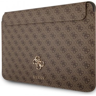 Guess 4G Metal Logo Sleeve MacBook 13" Air hnědá GUCS13G4GFBR – Zboží Živě