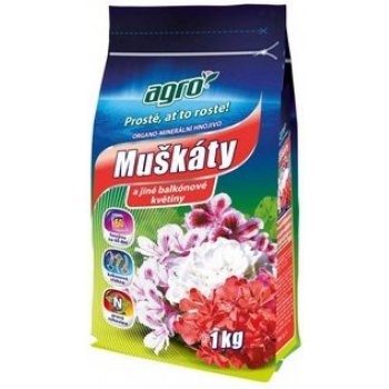 Agro Organominerální hnojivo muškáty 1 kg