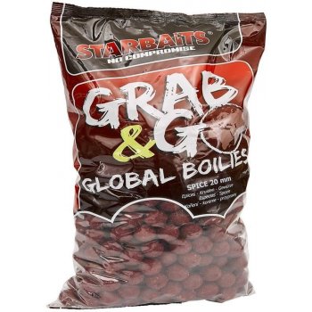 Starbaits Grab & Go Global Boilies 10kg 20mm Spice
