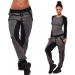 NDN tepláky se sníženým sedem MARGO šedá – Zboží Dáma