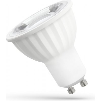 Spectrum LED žárovka GU10 230V 6W neutrální bílá s čočkou, WOJ14093 – Zboží Mobilmania