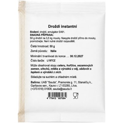 Sauda Instantní droždí 100 g – Hledejceny.cz