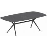 Royal Botania Exes, 220x120x75 cm, rám hliník anthracite, deska teak – Hledejceny.cz