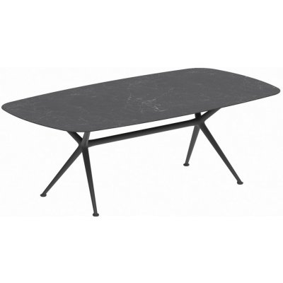 Royal Botania Exes, 220x120x75 cm, rám hliník anthracite, deska teak – Hledejceny.cz