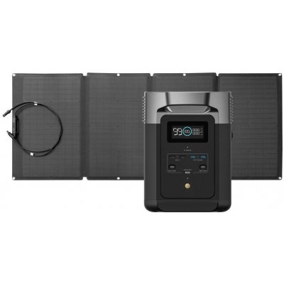 EcoFlow DELTA 2 + solární panel 160W 1ECO1330SP160 – Zboží Mobilmania
