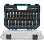 Sada 22ks stopkových fréz, stopka 8mm, Makita D-74784 – Zboží Dáma