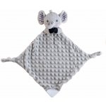 Slon usínáček babyted kousátko, chrastítko plyš 25x25cm na kartě v sáčku 0m+ – Zboží Mobilmania