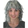 Karnevalový kostým Paruka hologramová stříbrná 5860