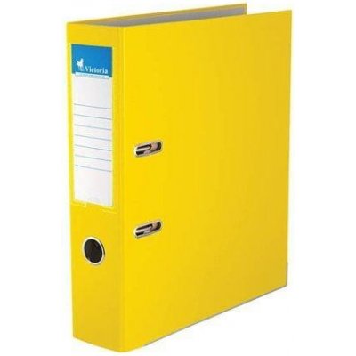 VICTORIA Pákový pořadač "Basic" žlutý 75 mm – Zboží Mobilmania