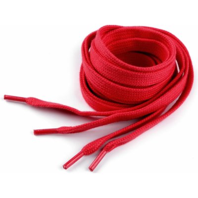 Prima-obchod Bavlněné tkaničky do bot / tenisek / mikin délka 130 cm, barva 4 (3100) červená