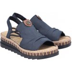DÁMSKÉ SANDÁLY RIEKER V7972-14 MODRÁ – Zboží Dáma