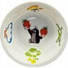 mísa a miska Thun 1794 Dětská porcelánová miska Krtek a jahody 135 mm