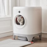Automatický samočistící záchod pro kočky Petkit Pura X, 50,4 x 53,2 x 64,6 cm – Zbozi.Blesk.cz