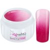 Ráj nehtů Barevný UV gel THERMO magenta/white metal 5 ml