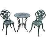 Outsunny ANTIKA balkónový set k posezení 3 kusy antik zelená – Zboží Mobilmania