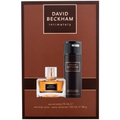 David Beckham Intimately sada EDT 75 ml + deodorant 150 ml pro muže – Zboží Mobilmania