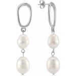 Troli Nádherné ocelové náušnice s pravými perlami VAAJDE201462S – Zboží Mobilmania