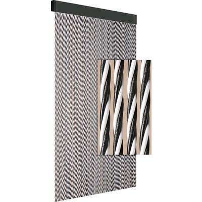 Závěs do dveří Dara černá/bílá 90x210 cm – Hledejceny.cz
