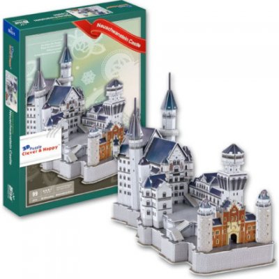 CLEVER&HAPPY 3D puzzle Zámek Neuschwanstein 99 ks