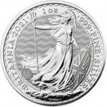 Stříbrná mince Britannia různé roky 1 Oz