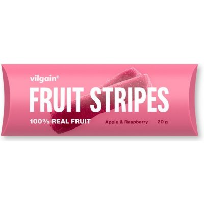 Vilgain Fruit Stripes Jablko & malina 20 g – Zboží Dáma
