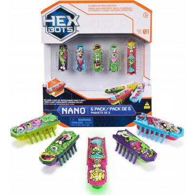 Hexbots Hexbug Nano Sada pěti robotických brouků Nano Flash 6071520 9655 – Hledejceny.cz